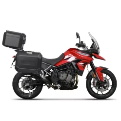   Set complet cutii aluminiu Shad Terra, 48L topcase 36L / 47L cutii laterale,include placa si kit montare SHAD TRIUMPH Tiger 900