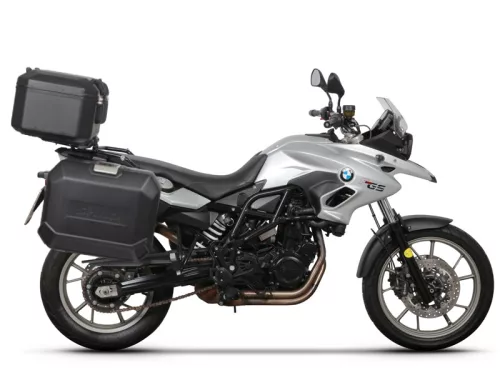 Set complet cutii aluminiu Shad Terra, 48L topcase 36L / 47L cutii laterale,include placa si kit montare SHAD BMW F 650 GS/ F 700 GS/ F 800 GS