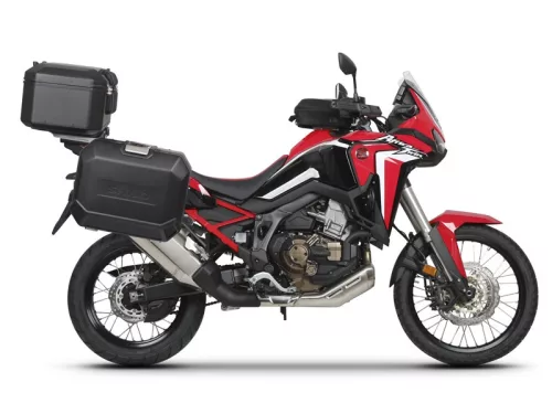 Set complet cutii aluminiu Shad Terra, 48L topcase 36L / 47L cutii laterale,include placa si kit montare SHAD HONDA CRF 1100 Africa Twin