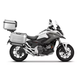   Set complet de cutii de aluminiu SHAD TERRA, 48L cutie centrala  si  47L / 47L cutii laterale, incluzand kit montaj si placa SHAD HONDA NC 750 X