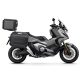 Set complet de cutii de aluminiu, SHAD TERRA NEGRU, 48L cutie centrala si 47L / 47L cutii laterale, incluzand kit de montaj si placa SHAD HONDA X-ADV 750