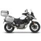 Set complet de cutii de aluminiu SHAD TERRA, 48L cutie centrala si  36L / 36L cutii laterale, incluzand kit montaj si placa SHAD SUZUKI DL 1000 V-Strom/ DL 1050 V-Strom
