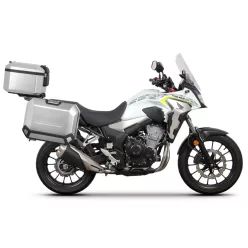   Set complet de cutii de aluminiu SHAD TERRA, 48L cutie centrala si  36L / 36L cutii laterale, incluzand kit montaj si placa SHAD HONDA CB 500 X