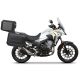 Set complet de cutii de aluminiu SHAD TERRA NEGRU, 48L cutie centrala si 36L / 36L cutii laterale, incluzand kit de montaj si placa SHAD HONDA CB 500 X