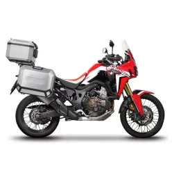   Set complet de cutii aluminiu SHAD TERRA, 48L cutie centrala si 36L / 47L cutii laterale, incluzand set de montaj si placa SHAD HONDA CRF 1000 Africa Twin