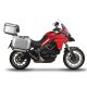 Set complet de cutii de aluminiu SHAD TERRA, 48L cutie centrala  si  47L / 47L cutii laterale, incluzand kit montaj si placa SHAD DUCATI MULTISTRADA 950 / 1200 / 1260