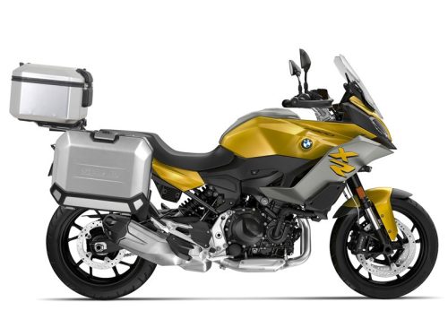 Set complet de cutii de aluminiu SHAD TERRA, 48L cutie centrala  si  47L / 47L cutii laterale, incluzand kit montaj si placa SHAD BMW F 900 XR