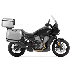   Set complet cutii aluminiu SHAD TERRA 55L topcase + 36L / 47L cutii laterale, inclusiv kit de prindere și placă SHAD Harley Davidson Pan America 1250