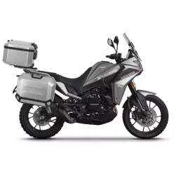   Complete set of aluminum cases SHAD TERRA, 55L topcase + 36L / 36L side cases, including mounting kit and plate SHAD Moto Morini X-Cape 649