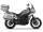 Complete set of aluminum cases SHAD TERRA, 55L topcase + 47L / 47L side cases, including mounting kit and plate SHAD Moto Morini X-Cape 649