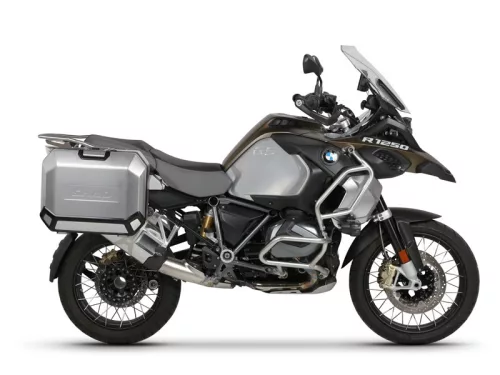 Set complet de cutii laterale de aluminiu, SHAD TERRA, 36L / 47L, incluzand kit de montaj SHAD R 1200 GS/ R 1200 GS Adventure/ R 1250 GS/ R 1250 GS Adventure