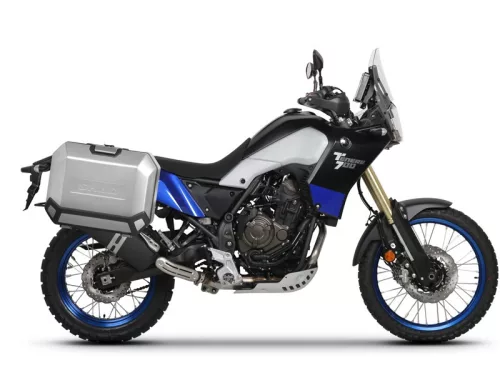 Set complet de cutii laterale de aluminiu, SHAD TERRA, 36L / 47L, incluzand kit de montaj SHAD YAMAHA Tenere 700 XTZ690