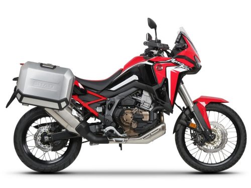 Set complet de cutii laterale de aluminiu, SHAD TERRA, 36L / 47L, incluzand kit de montaj SHAD HONDA CRF 1100 Africa Twin