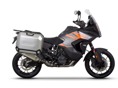 Set complet de cutii laterale de aluminiu, SHAD TERRA, 36L / 47L, incluzand kit de montaj SHAD KTM Super Adventure 1290 (R, S)