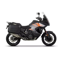   Set complet cutii aluminiu laterale, 36L / 47L SHAD TERRA NEGRU, include kit montare SHAD KTM Super Adventure 1290 (R, S)