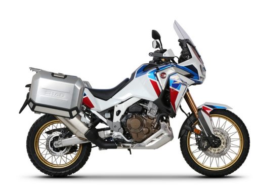 Set complet de cutii laterale de aluminiu, SHAD TERRA, 36L / 47L, incluzand kit de montaj SHAD HONDA CRF 1100 Africa Twin