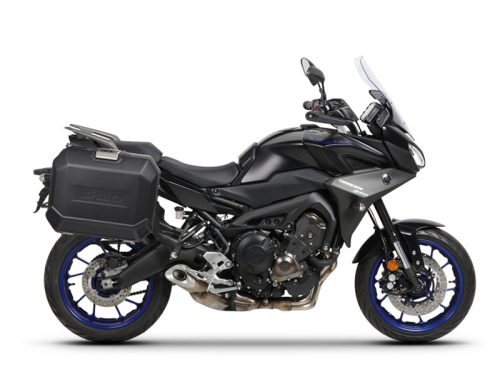 Set complet de cutii de aluminiu 47L / 47L SHAD TERRA NEGRU, incluzand kit montaj SHAD YAMAHA MT-09 Tracer / Tracer 900