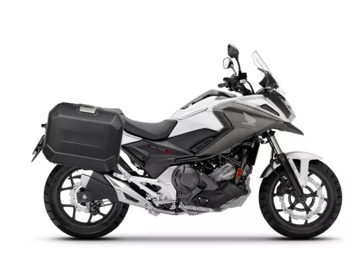 Set complet de cutii de aluminiu laterale, 36L / 36L, SHAD TERRA NEGRU, include kit montare SHAD HONDA NC 750 X