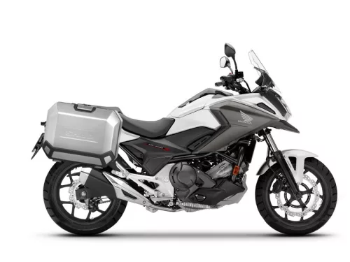 Set complet de 47L /47L cutii laterale de aluminiu SHAD TERRA, incluzand kit montaj SHAD HONDA NC 750 X