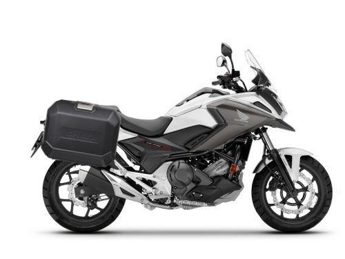 Set complet de cutii de aluminiu 47L / 47L SHAD TERRA NEGRU, incluzand kit montaj SHAD HONDA NC 750 X