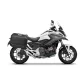 Set complet de cutii de aluminiu 47L / 47L SHAD TERRA NEGRU, incluzand kit montaj SHAD HONDA NC 750 X