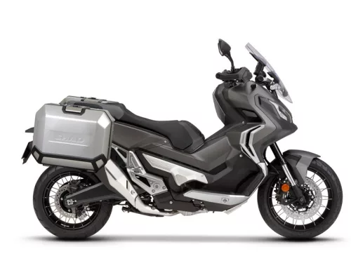 Set complet de 47L /47L cutii laterale de aluminiu SHAD TERRA, incluzand kit montaj SHAD HONDA X-ADV 750