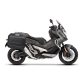 Set complet de cutii de aluminiu 47L / 47L SHAD TERRA NEGRU, incluzand kit montaj SHAD HONDA X-ADV 750