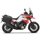 Set complet de cutii de aluminiu laterale, 36L / 36L, SHAD TERRA NEGRU, include kit montare SHAD SUZUKI DL 1000 V-Strom/ DL 1050 V-Strom