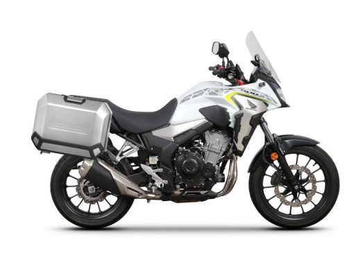 Set complet de 36L / 36L cutii laterale de aluminium SHAD TERRA, incluzand kit montaj SHAD HONDA CB 500 X