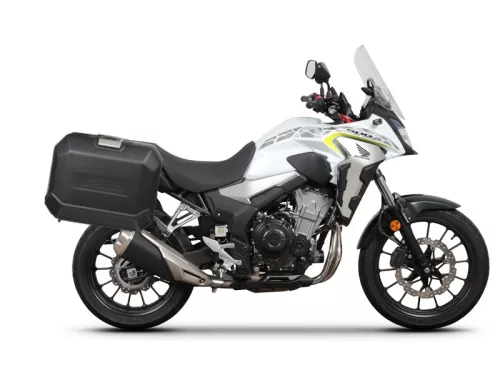 Set complet de cutii de aluminiu laterale, 36L / 36L, SHAD TERRA NEGRU, include kit montare SHAD HONDA CB 500 X