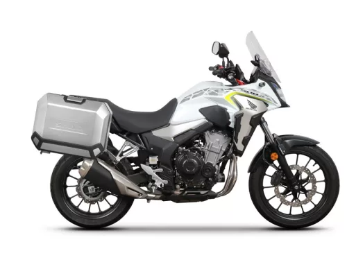 Set complet de 47L /47L cutii laterale de aluminiu SHAD TERRA, incluzand kit montaj SHAD HONDA CB 500 X