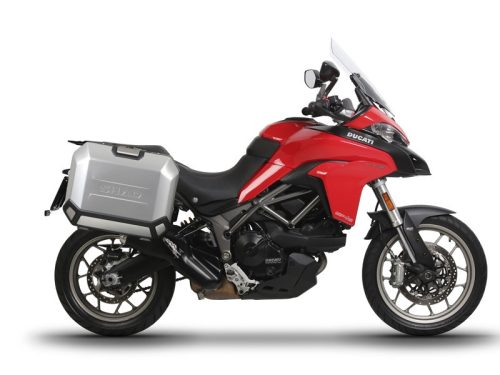 Set complet de 36L / 36L cutii laterale de aluminium SHAD TERRA, incluzand kit montaj SHAD DUCATI MULTISTRADA 950 / 1200 / 1260