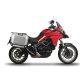 Set complet de 36L / 36L cutii laterale de aluminium SHAD TERRA, incluzand kit montaj SHAD DUCATI MULTISTRADA 950 / 1200 / 1260