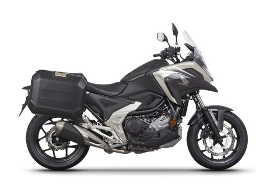 Set complet de cutii de aluminiu 47L / 47L SHAD TERRA NEGRU, incluzand kit montaj SHAD HONDA NC 750 X 2021-