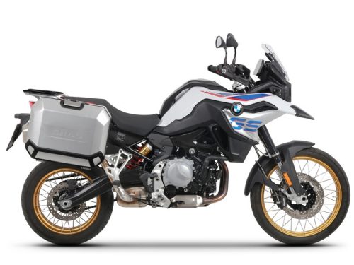 Set complet de cutii laterale de aluminiu, SHAD TERRA, 36L / 47L, incluzand kit de montaj SHAD BMW F750 GS / F850 GS