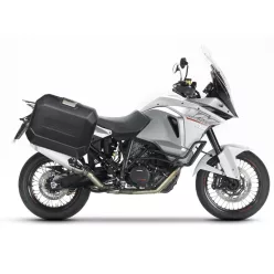   Set complet cutii aluminiu laterale, 36L / 47L SHAD TERRA NEGRU, include kit montare SHAD KTM Adventure 1090, 1190, Super Adventure 1290 (R, S)