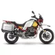 Set complet de cutii laterale de aluminiu, SHAD TERRA, 36L / 47L, incluzand kit de montaj SHAD MOTO GUZZI V 85 TT