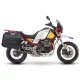 Set complet cutii aluminiu laterale, 36L / 47L SHAD TERRA NEGRU, include kit montare SHAD MOTO GUZZI V 85 TT