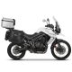 Complete set of SHAD TERRA TR40 adventure saddlebags and SHAD TERRA aluminium 37L topcase, including mounting kit SHAD TRIUMPH Tiger 800