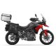 Complete set of SHAD TERRA TR40 adventure saddlebags and SHAD TERRA aluminium 37L topcase, including mounting kit SHAD TRIUMPH Tiger 900