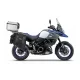Complete set of SHAD TERRA TR40 adventure saddlebags and SHAD TERRA aluminium 37L topcase, including mounting kit SHAD SUZUKI DL 650 V-Strom