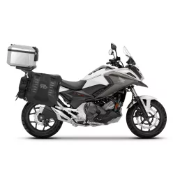   Complete set of SHAD TERRA TR40 adventure saddlebags and SHAD TERRA aluminium 37L topcase, including mounting kit SHAD HONDA NC 750 X
