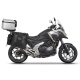 Complete set of SHAD TERRA TR40 adventure saddlebags and SHAD TERRA aluminium 37L topcase, including mounting kit SHAD HONDA NX 750 X 2021-