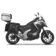 Complete set of SHAD TERRA TR40 adventure saddlebags and SHAD TERRA aluminium 37L topcase, including mounting kit SHAD HONDA NX 750 X 2021-