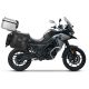 Complete set of SHAD TERRA TR40 adventure saddlebags and SHAD TERRA aluminium 37L topcase, including mounting kit SHAD Voge 650DS / 650DSX