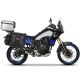 Complete set of SHAD TERRA TR40 adventure saddlebags and SHAD TERRA aluminium 48L topcase, including mounting kit SHAD YAMAHA Tenere 700 XTZ690