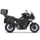 Complete set of SHAD TERRA TR40 adventure saddlebags and SHAD TERRA BLACK aluminium 48L topcase, including mounting kit SHAD YAMAHA MT-09 Tracer / Tracer 900