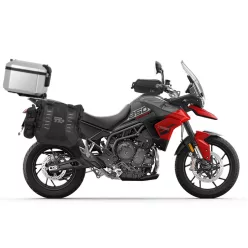   Set complet de genti laterale adventure SHAD TERRA TR40 si topcase din aluminiu SHAD TERRA 48L, incluzand kitul de montaj SHAD TRIUMPH Tiger 900
