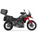 Complete set of SHAD TERRA TR40 adventure saddlebags and SHAD TERRA BLACK aluminium 48L topcase, including mounting kit SHAD TRIUMPH Tiger 900