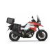 Complete set of SHAD TERRA TR40 adventure saddlebags and SHAD TERRA BLACK aluminium 48L topcase, including mounting kit SHAD SUZUKI DL 1000 V-Strom/ DL 1050 V-Strom